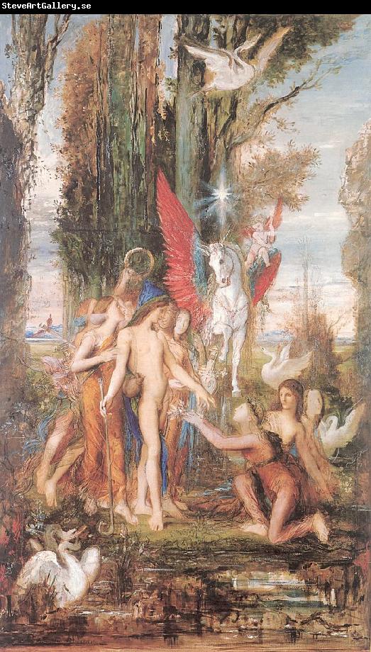 Gustave Moreau Hesiod and the Muses